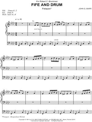 "Fife and Drum" Sheet Music - 1 Arrangement Available Instantly - Musicnotes