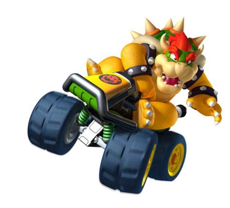 Mario Kart 7 Character Bowser Artwork