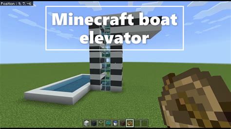 Minecraft boat elevator - YouTube