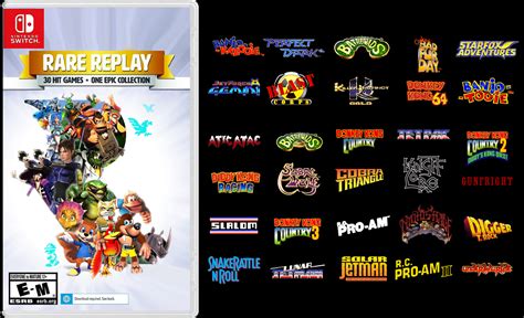 Rare Replay Switch Mockup. Meticulously replaced all the Xbox titles ...