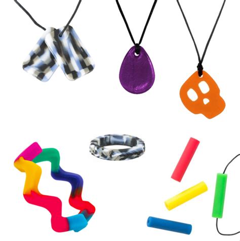 6 Piece Sensory Chew Toys Kit – SENsory Toys4U