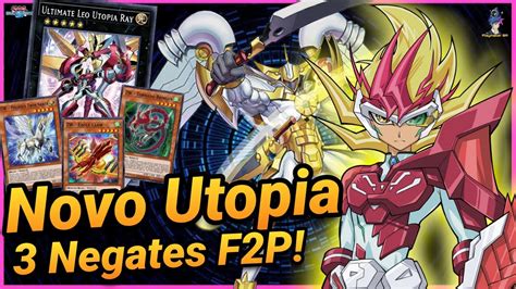 NOVO DECK UTOPIA F2P NEGA TUDO! YU-GI-OH! DUEL LINKS - YouTube