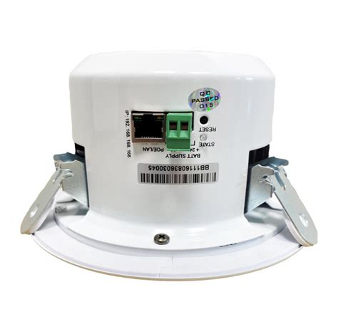 8W IP ceiling loudspeaker with RJ45 POE connector