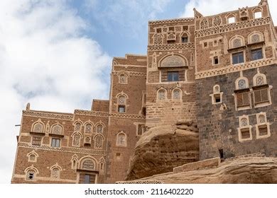 Traditional Yemeni Heritage Architecture Design Details Stock Photo ...