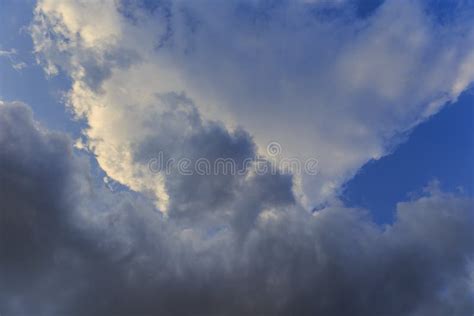 Storm clouds at sunset stock photo. Image of cloudscape - 152621028