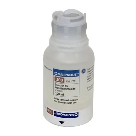 Buy Omnipaque Lohexol 300mg 100ML - CT Scan Contrast | Shop Now