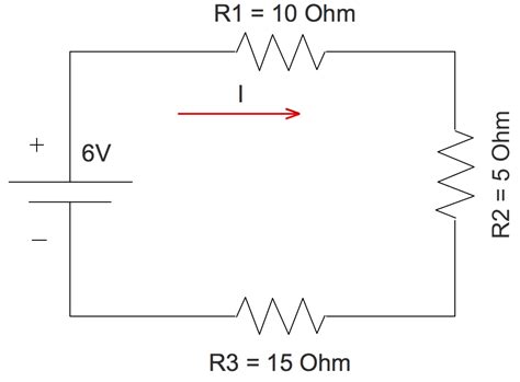 Circuitos en serie | APLICACIÓN DE LA LEY DE OHM