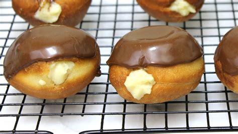 Boston Cream Donuts Recipe - Afternoon Baking With Grandma