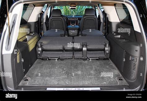 Rear Cargo Area All Seats Folded 2007 GMC Yukon Denali XL Stock Photo ...