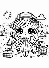 Girly Pic Nic Printable Pages sketch template