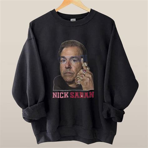 Nick Saban Alabama Football Shirt, Nick Saban Shirt Football Gift ...