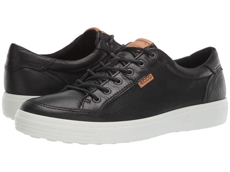 Ecco Leather Soft 7 Light Sneaker in Black for Men - Lyst