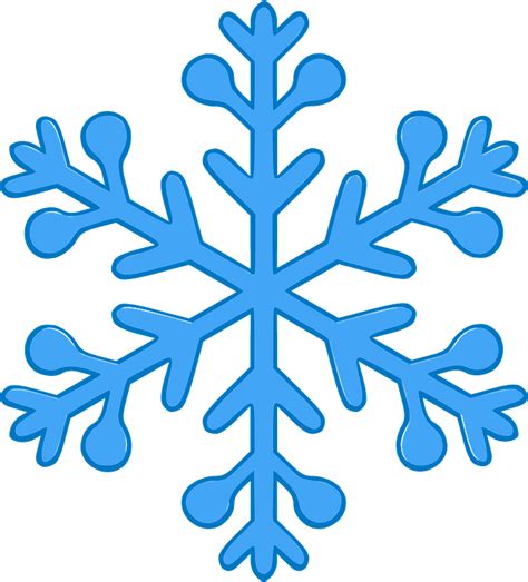 Simple Snowflake Clipart Snowflake Clip Art - Frost Icon - Free - Clip Art Library