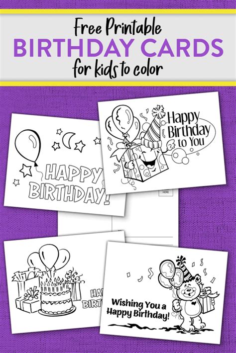 Free Birthday Cards | Children's Worship Bulletins Blog