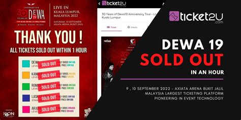 Dewa 19 concert in Malaysia SOLD OUT in an hour | Ticket2u Blog