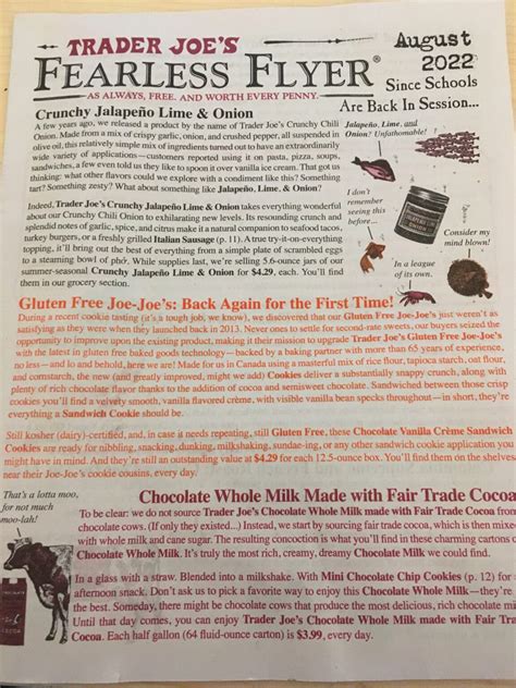 Trader Joe's Flyer July 2024 - Trudy Ingaberg