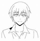 Karma From Assassination Classroom sketch template