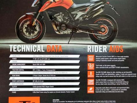 KTM 790 Duke brochure leaked | Team-BHP