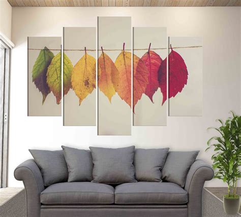 Autumn Leaves Canvas Print Autumn Wall Art Fall Wall Decor - Etsy