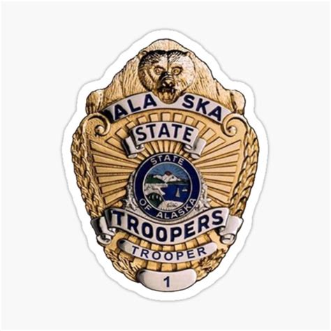 "Alaska State Troopers Badge" Sticker for Sale by Lawrence Baird ...