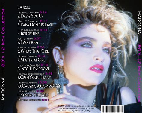 MADONNA 80's 12" collection vol. 1 CD – borderline MUSIC