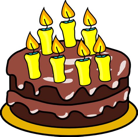 7th Birthday Cake Clip Art at Clker.com - vector clip art online, royalty free & public domain