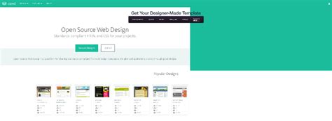 Open Source Web Template Collection