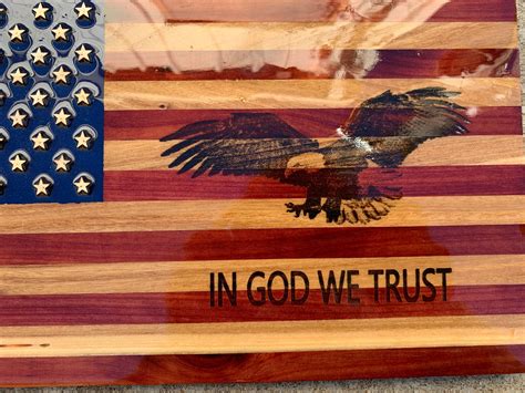 In God We Trust Flag Gold Eagle Flag American Patriotic - Etsy Ireland