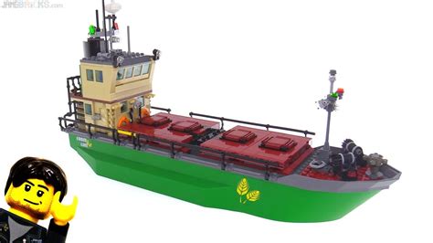 New Custom LEGO Cargo Ship -- dry bulk carrier MOC - YouTube