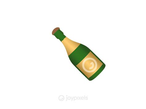 The JoyPixels Bottle with Popping Cork Emoji Animation by JoyPixels on Dribbble