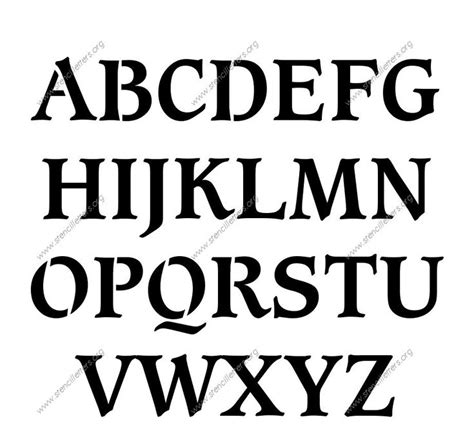 Cool Lettering Stencils Stencil Letters. Free Printable Stencil Letters ...