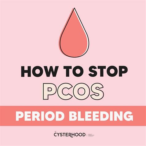 How To Stop PCOS Period Bleeding