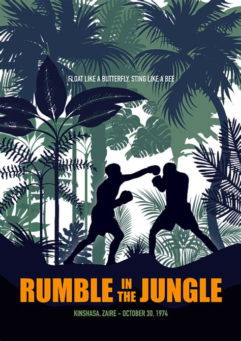 Rumble in the Jungle - Alternative Movie Poster T-Shirt for Sale by ...