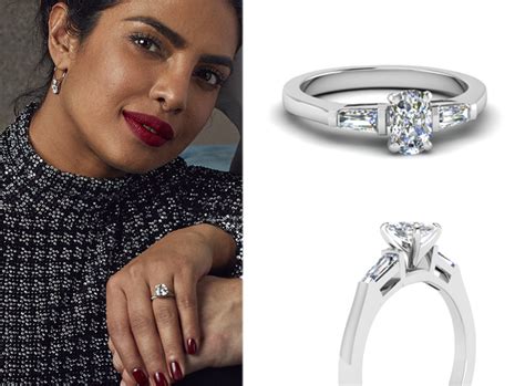 Priyanka Chopra's Platinum Wedding Rings | Fascinating Diamonds