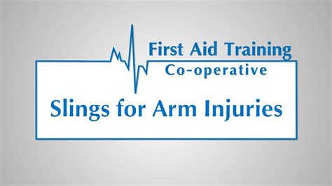 How to Apply Slings for Arm or Shoulder Injuries - YouTube