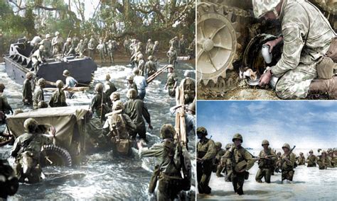 Newly released WWII images show battle of Tarawa | Battle of tarawa ...