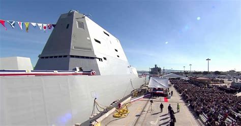 U.S. Navy Commissioned Zumwalt-class destroyer USS Michael Monsoor - DDG 1001 - Naval News