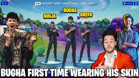 Bugha Playing With Ninja & Grefg Using Bughas Skin For The First Time ...