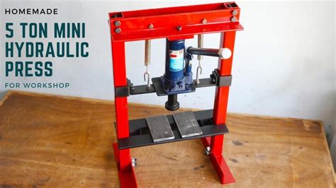 Homemade Mini Hydraulic Press Machine | Mistry MakeTool