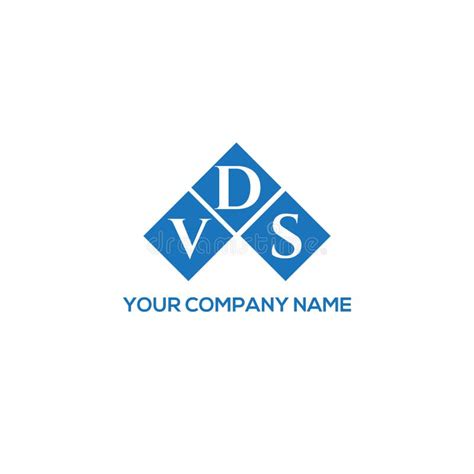 VDS Letter Logo Design on WHITE Background. VDS Creative Initials Letter Logo Concept Stock ...