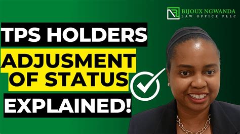 TPS Holders And Adjustment Of Status! Can I Adjust Status? - YouTube