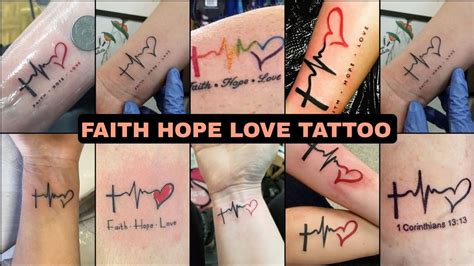 Faith Hope And Love Symbol Tattoos