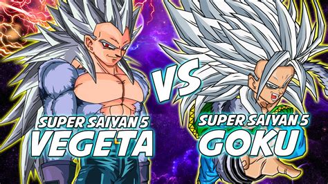 Dragon Ball Z: What-If Battle: Super Saiyan 5 Vegeta Vs Super Saiyan 5 Goku - YouTube