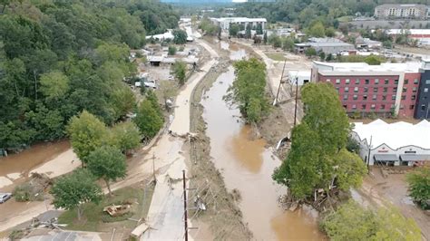 Drone footage reveals extensive damage in North Carolina after Helene wreaks havoc - North ...