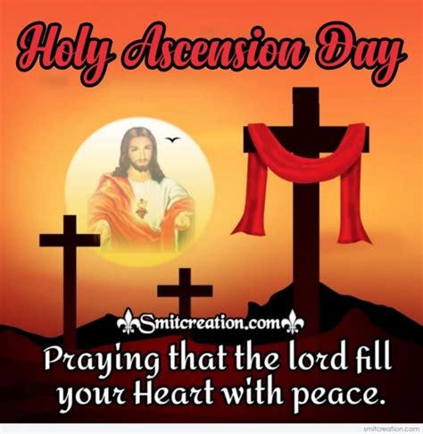 Holy Ascension Day Prayer Card - SmitCreation.com