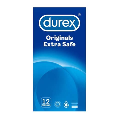 Durex Condoms Extra Safe 12s - Thicker and Extra Lubricated - Lauvette