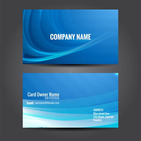 Business Card Template Free Vector Art - (34329 Free Downloads)