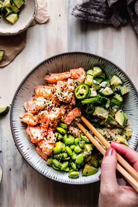 Spicy Shrimp Sushi Bowl (Easy 30-Minute Recipe!)