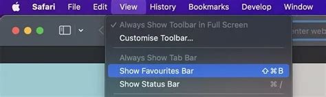 How to edit the Favorites bar in Safari - BounceGeek