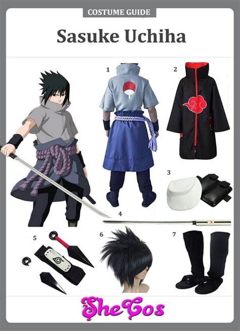 How To DIY Your Naruto Sasuke Costume Quickly | SheCos Blog | Sasuke costume, Cosplay outfits ...